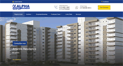 Desktop Screenshot of imobiliariaalpha.com.br